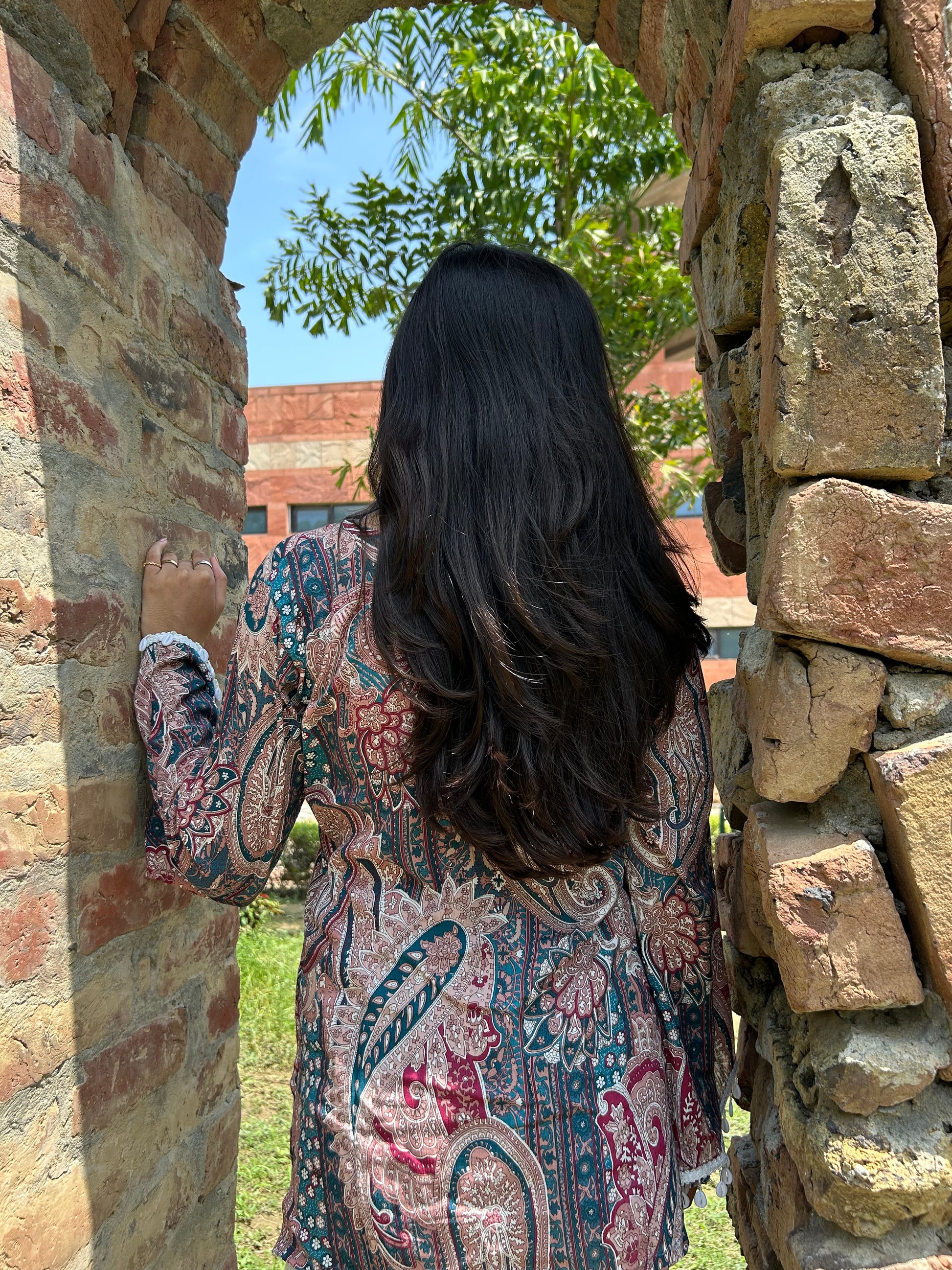 “ Artisan Bell-Sleeve kurti”