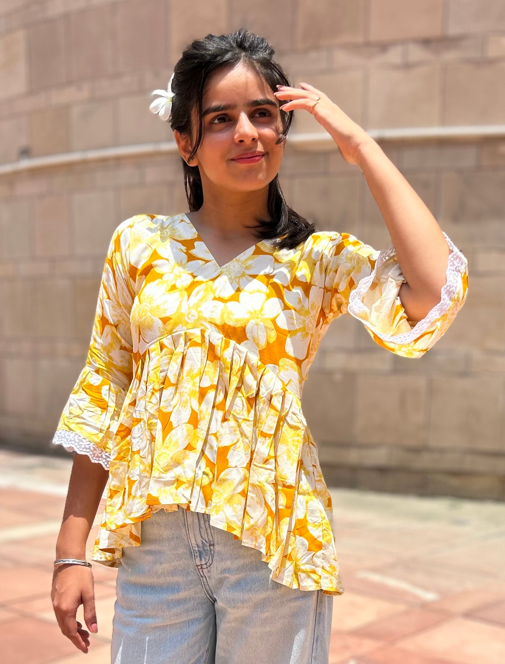 "Golden Bud Tunic"