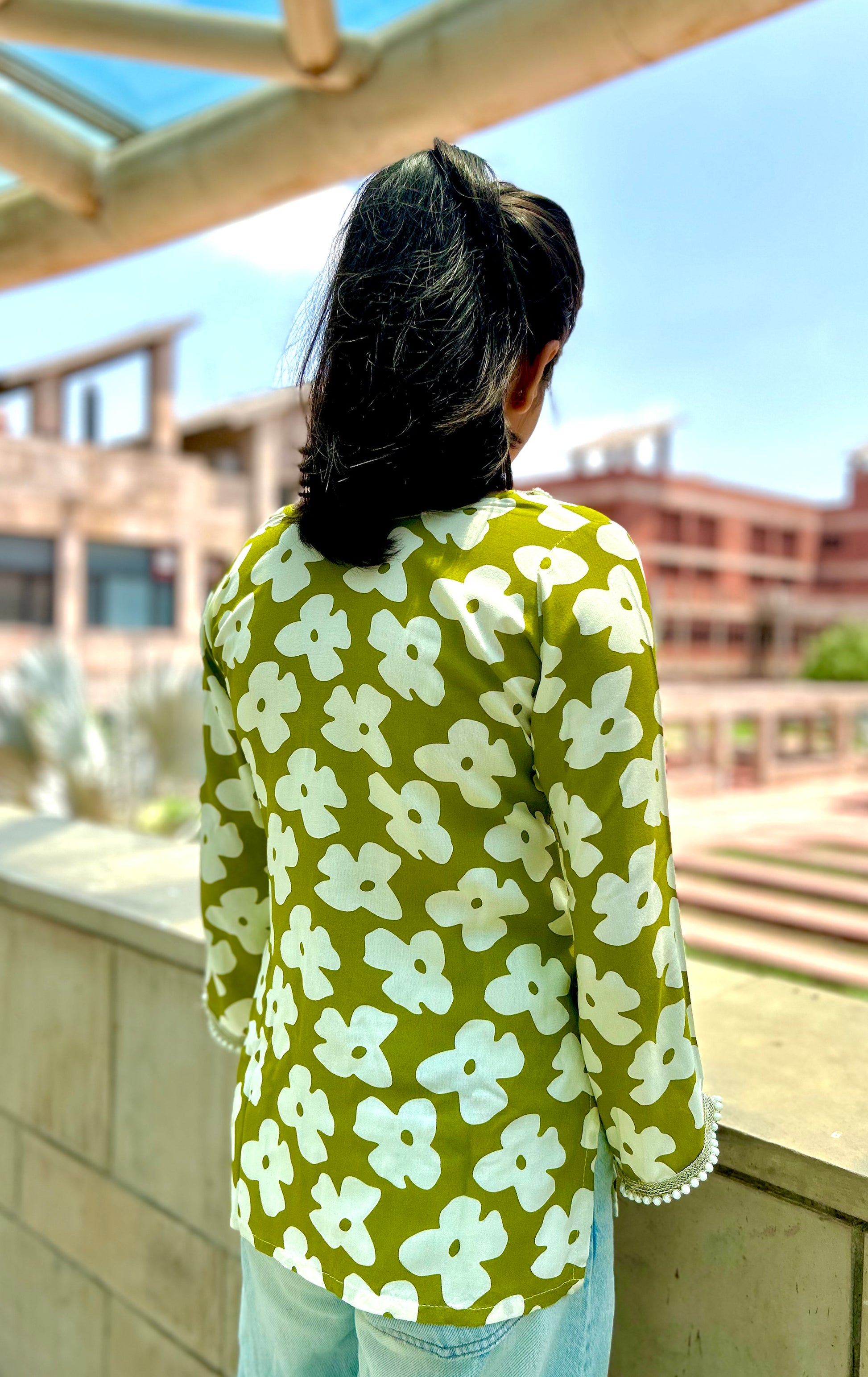"Olive Aura Tunic"