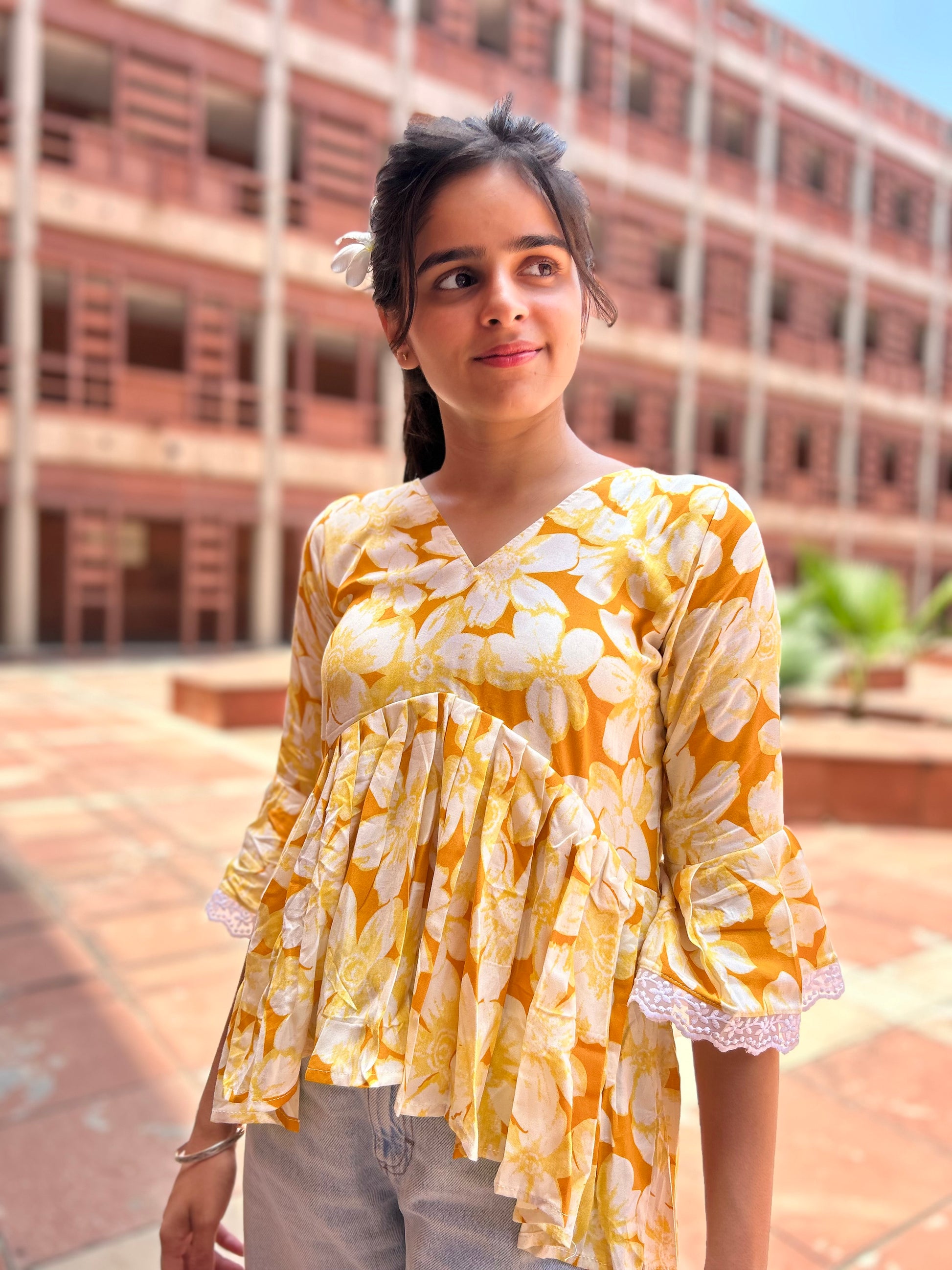 "Golden Bud Tunic"