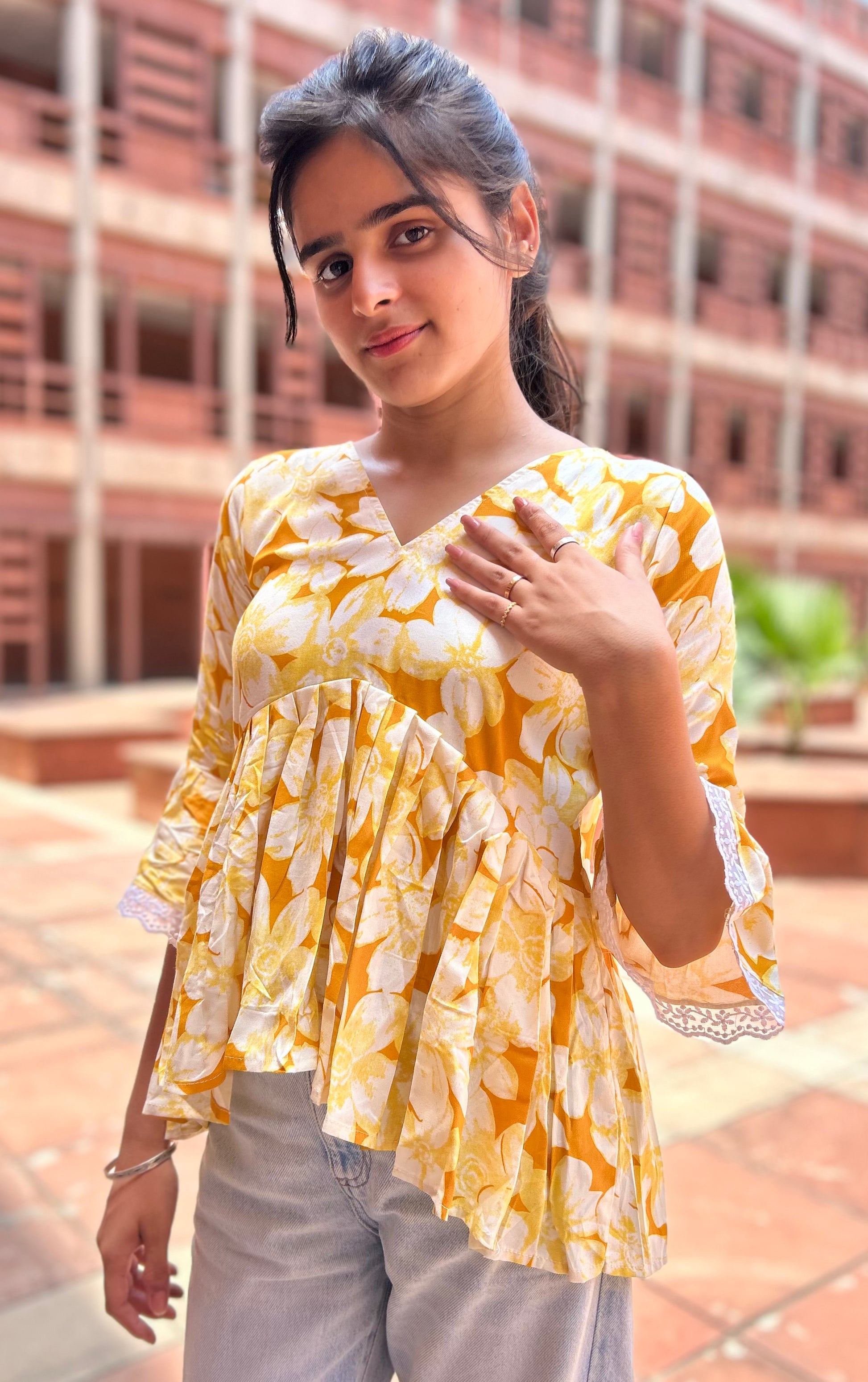 "Golden Bud Tunic"