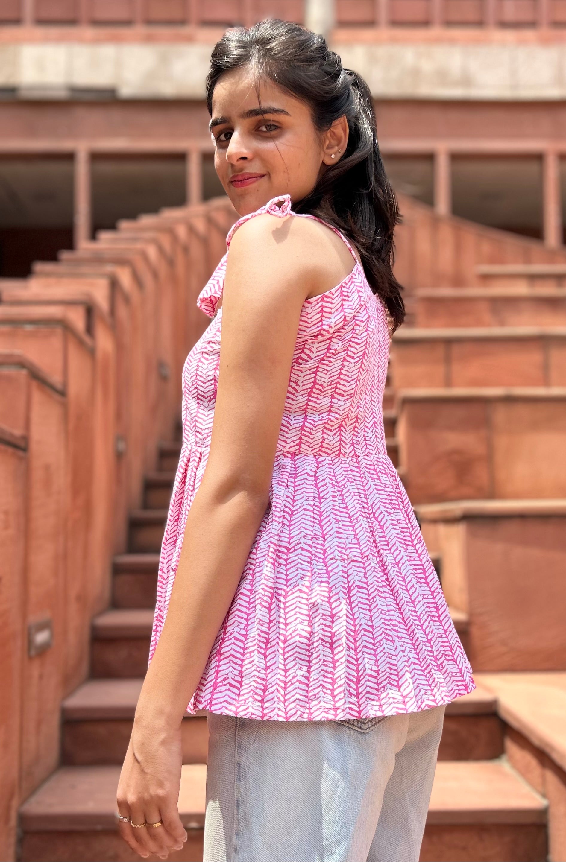 "Jungle Bell Peplum kurti “