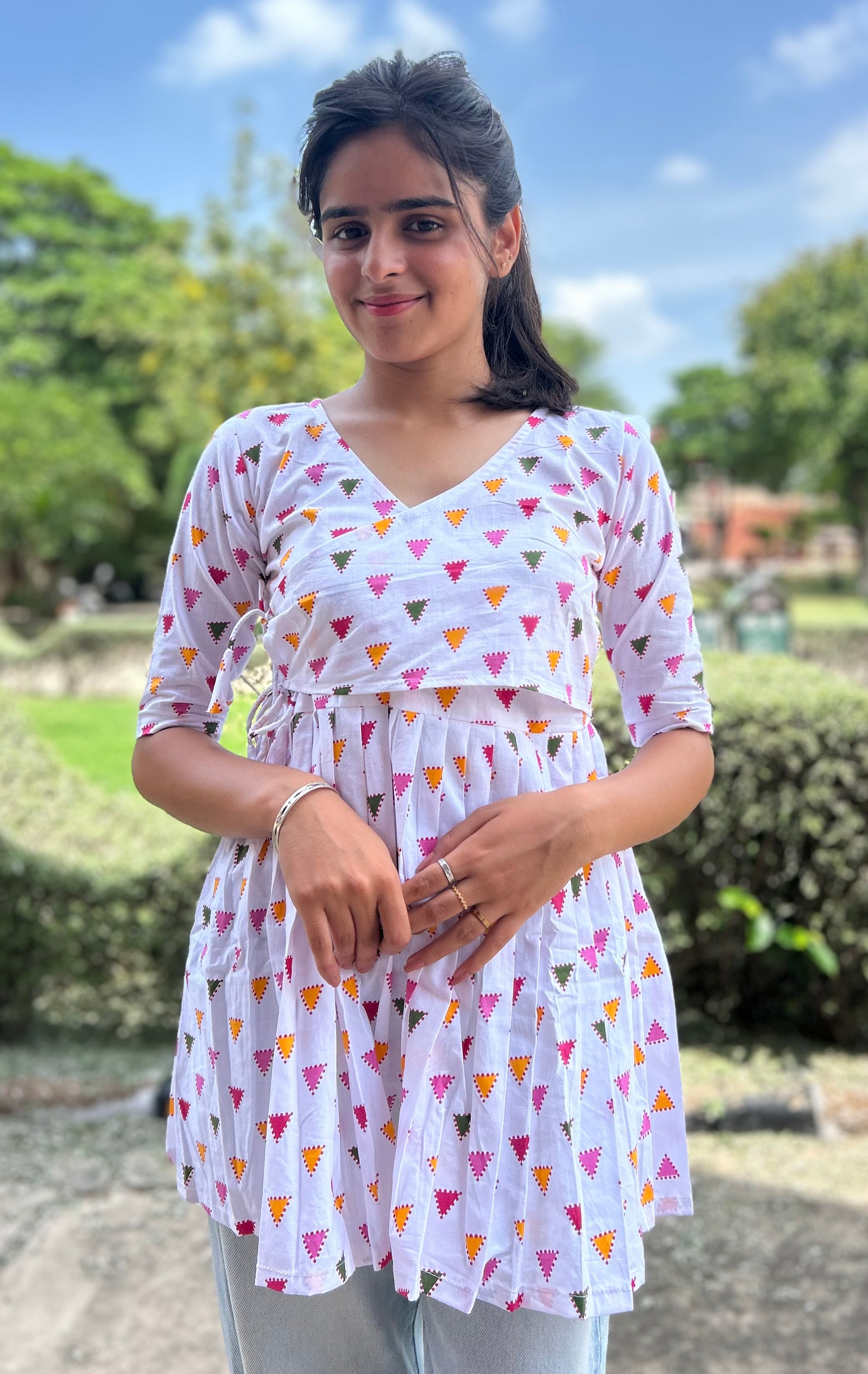 Playful Prism" Kurti