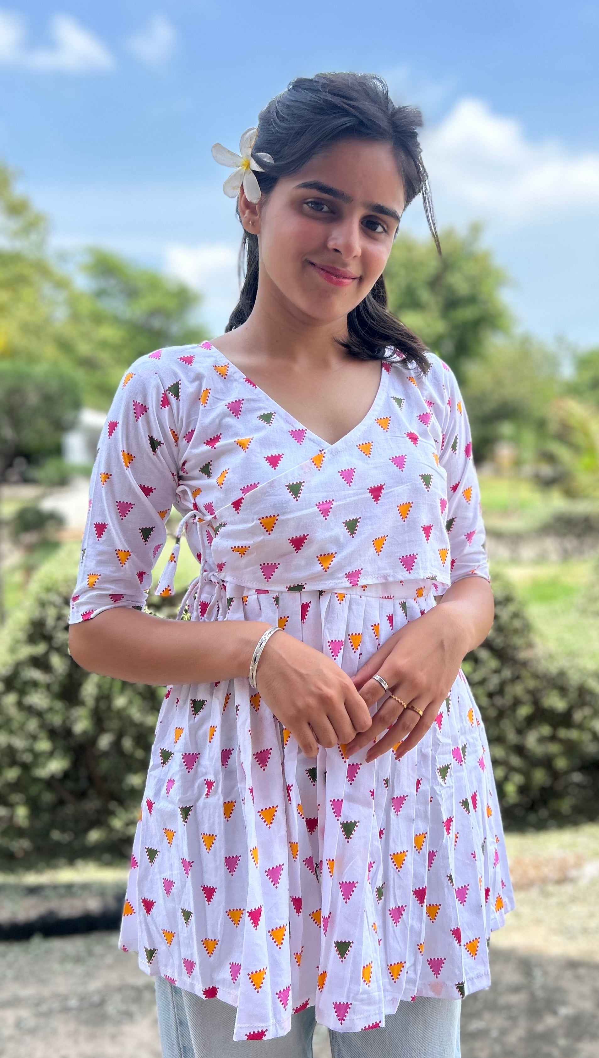 Playful Prism" Kurti