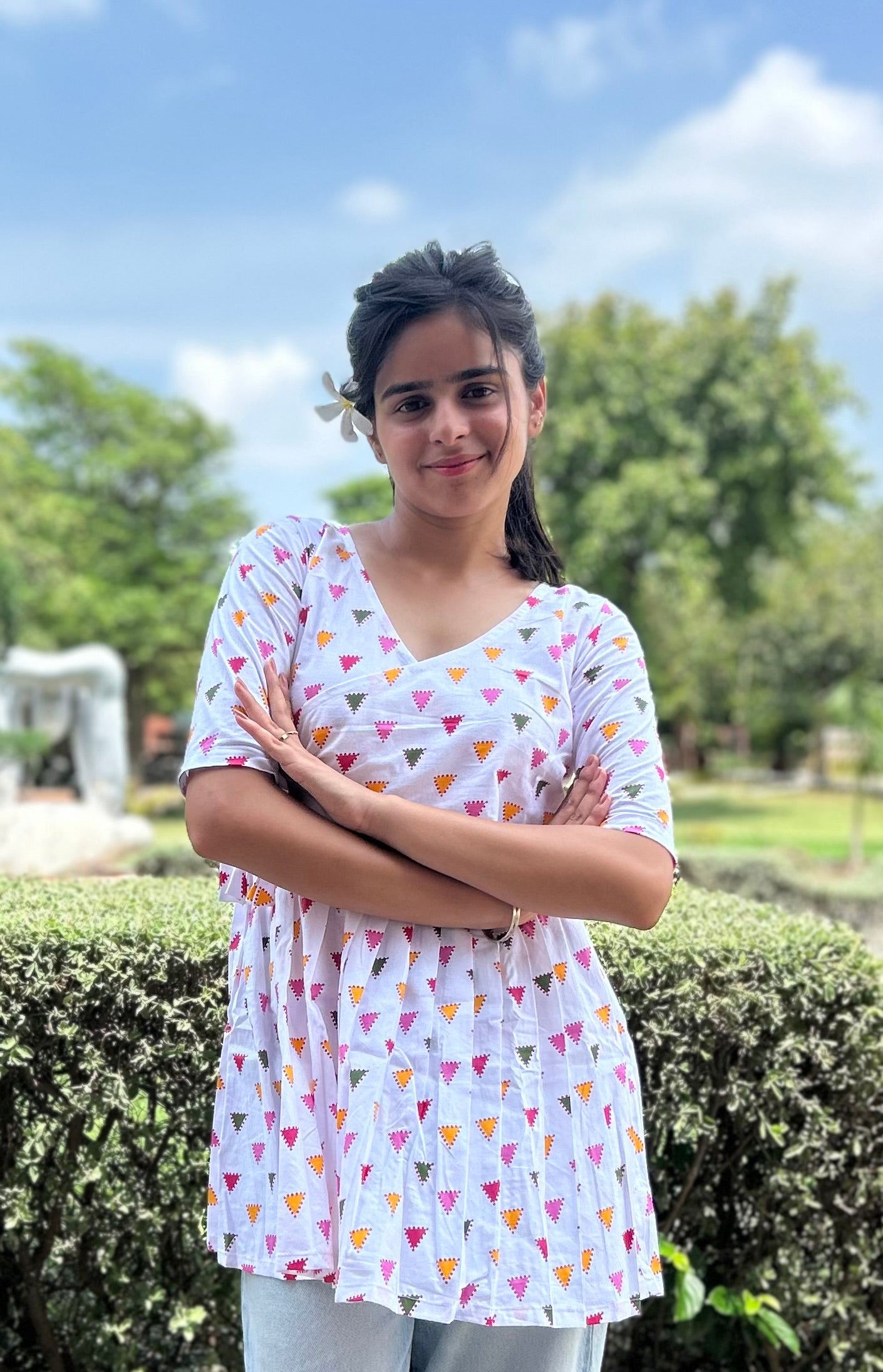 Playful Prism" Kurti